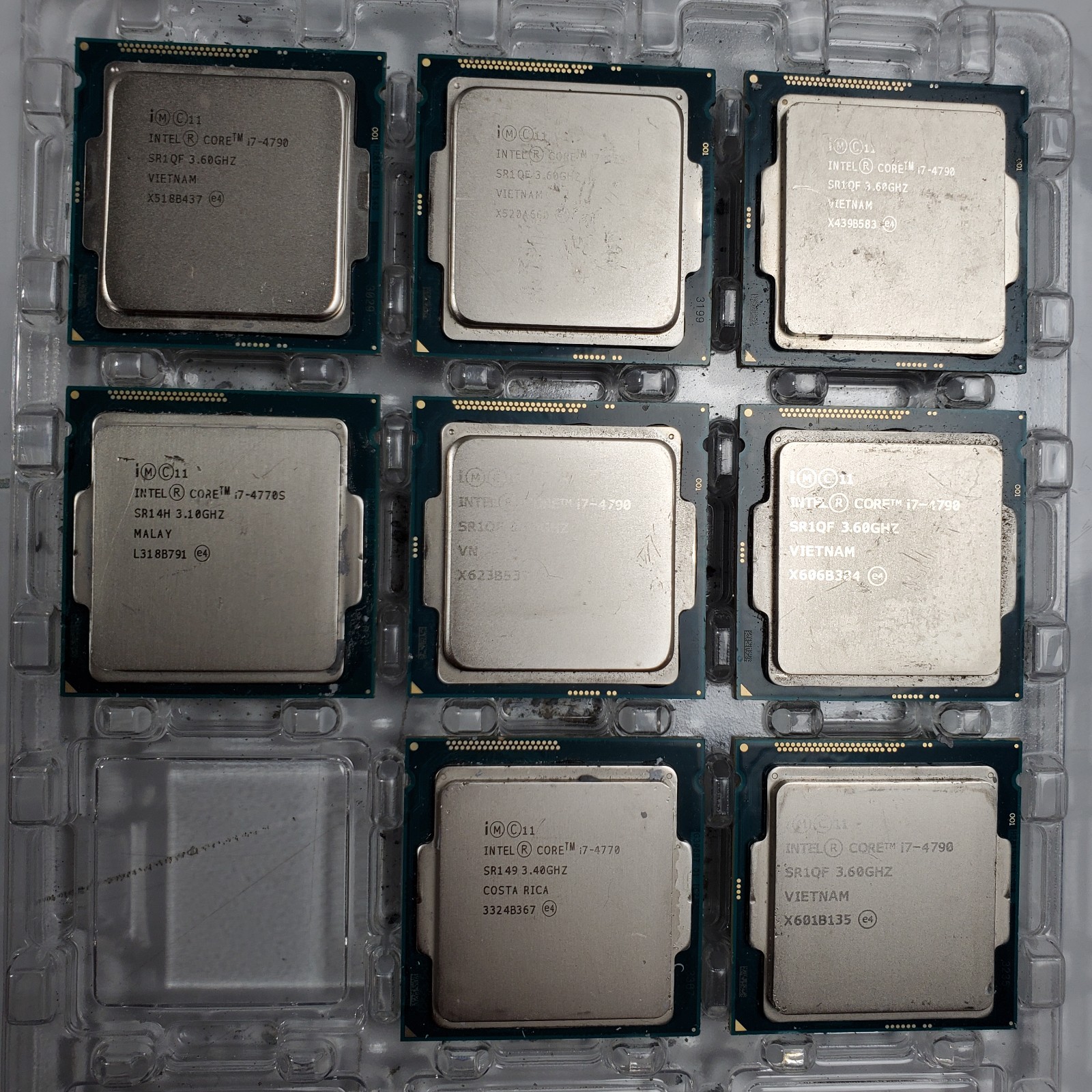 (Lot of 118) Intel 4th Gen Core i3 i5 i7 Desktop CPUs – Mixed Processor Lot READ