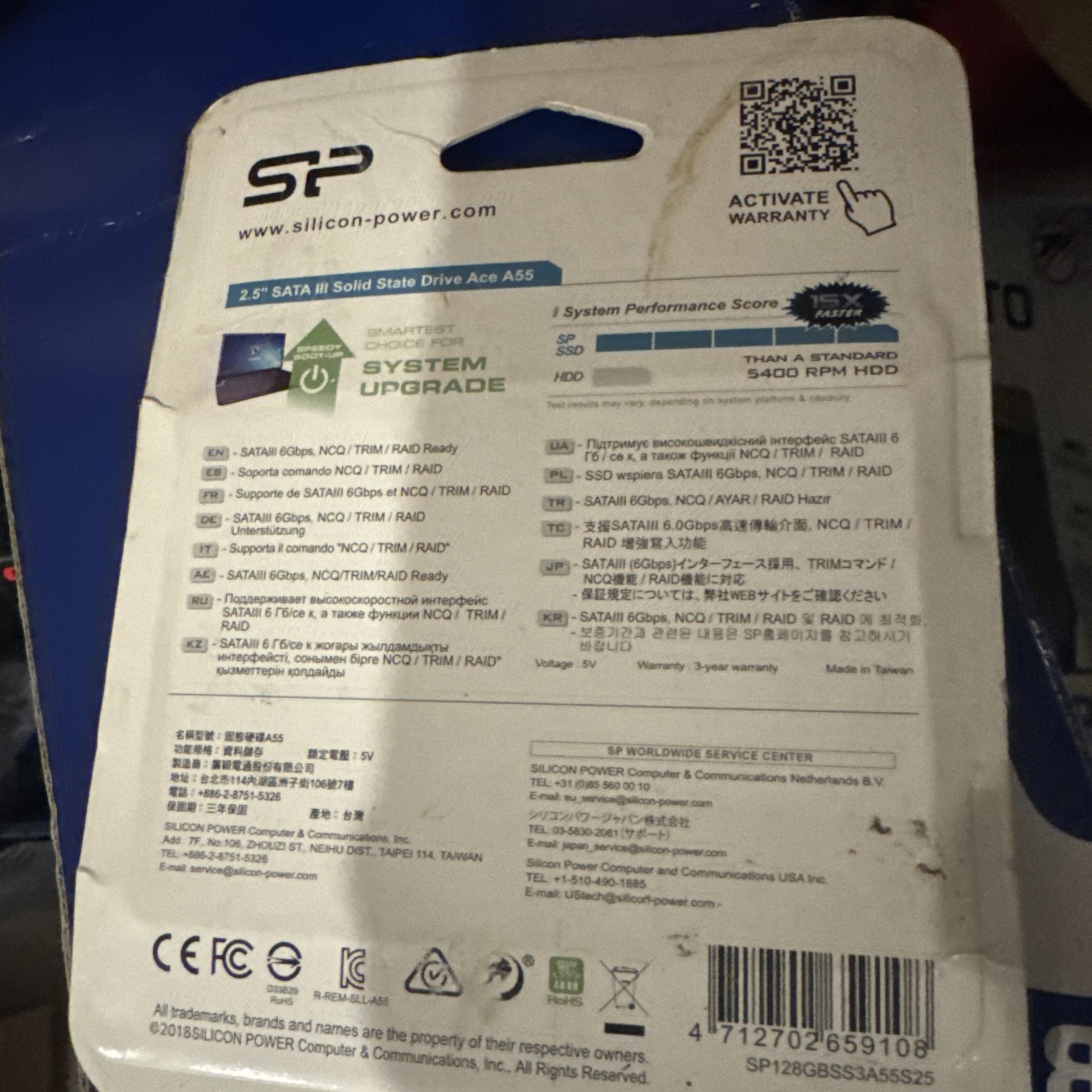 Performance-Boosting Silicon Power 128GB SSD – Shock Resistant & 2.5″ SATA Drive