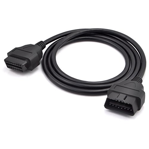 5ft 150cm 1.5M-II2 16 Pin Auto Car Male to Female Extension Cable OBD