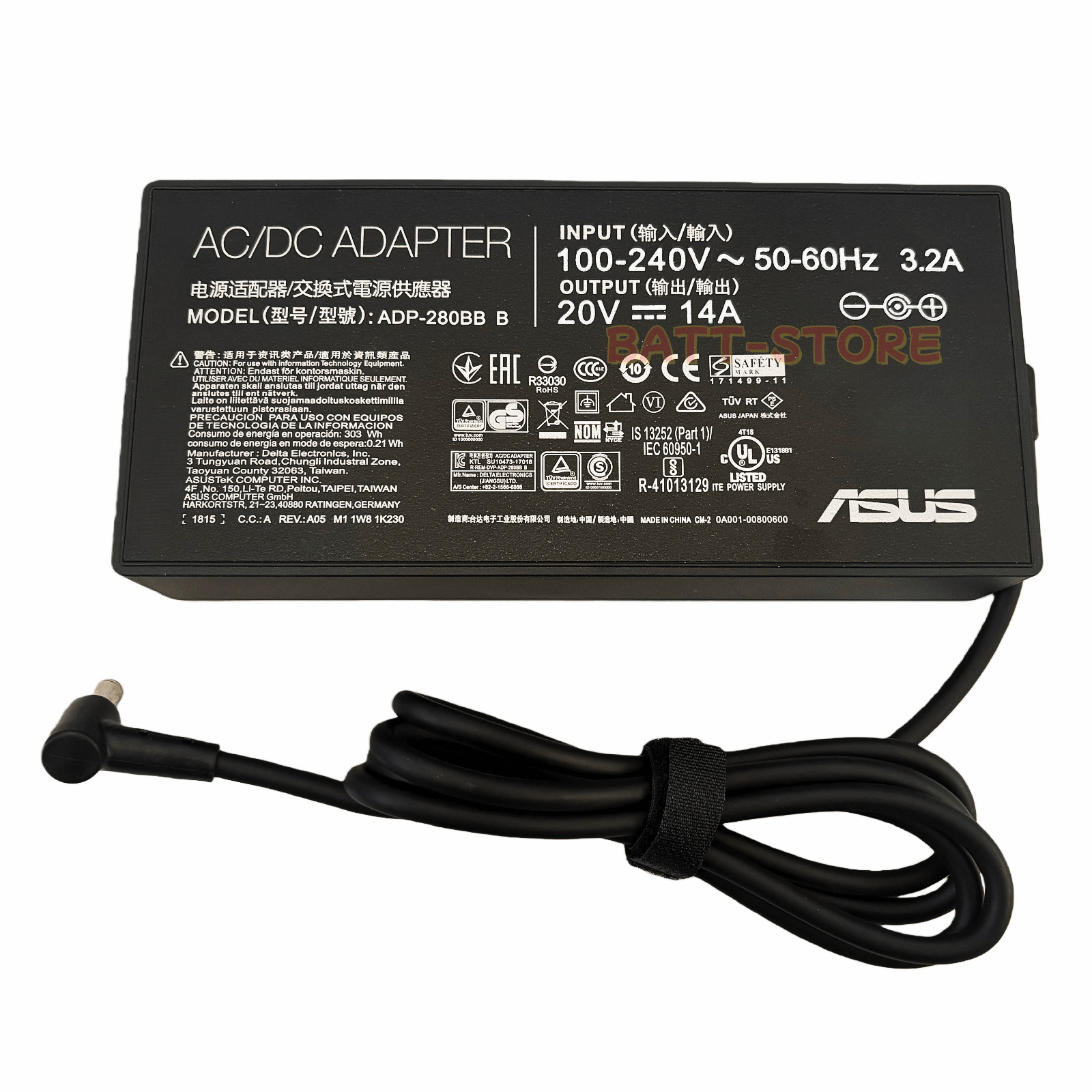 280W ADP-280BB B ADP-280EB B Original New Charger For Asus ROG Strix G513