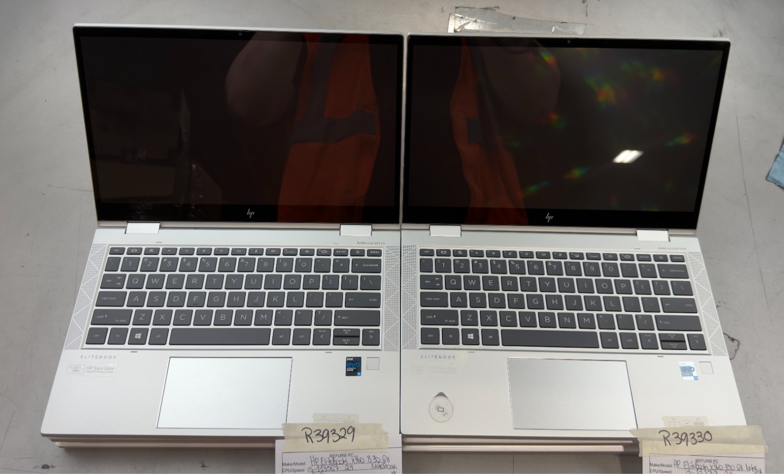(Lot of 7) HP Elitebook x360 830 G8 i5-1135G7 / 16GB RAM / NO SSD -RL5854