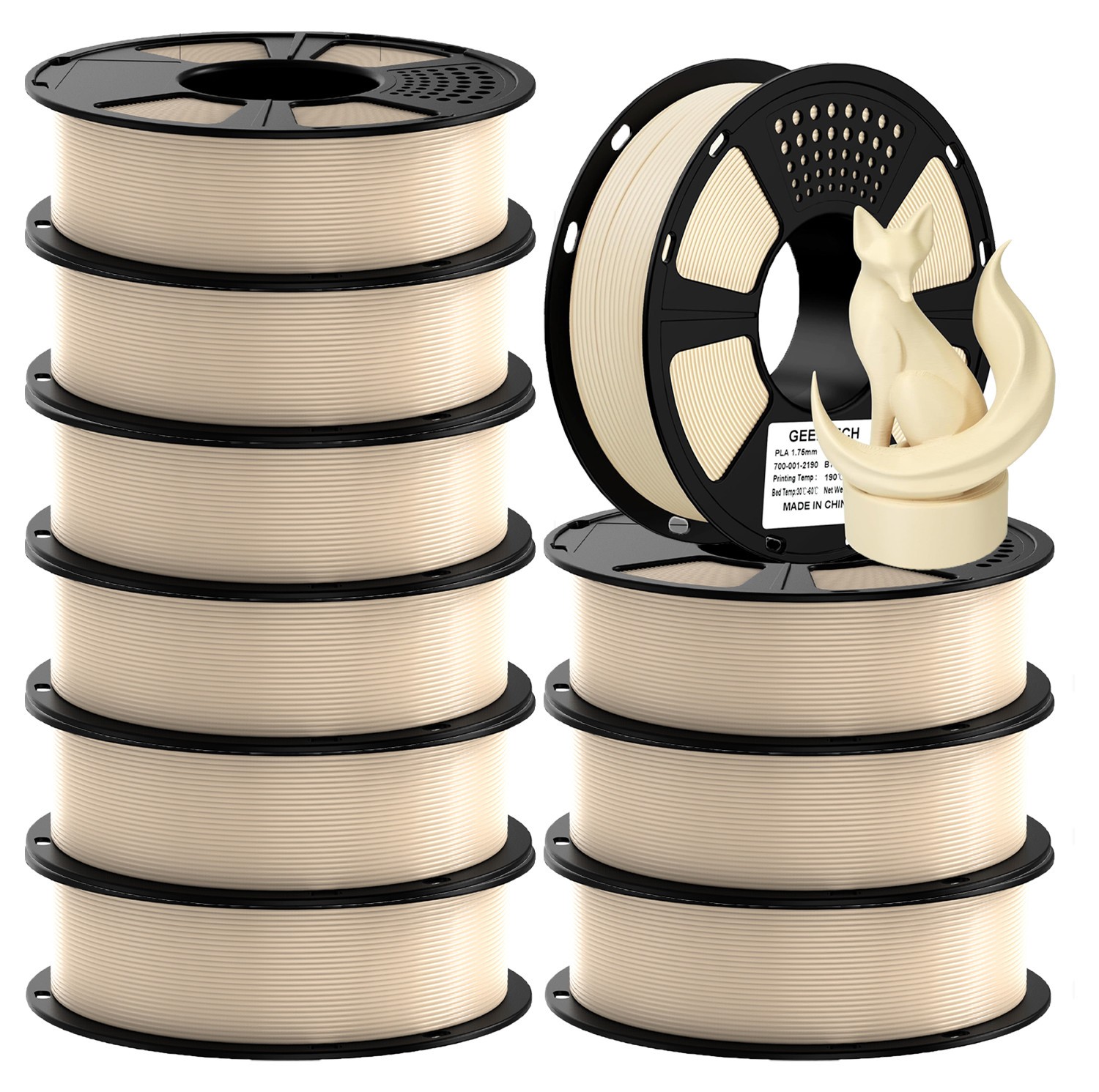 5/10kg Geeetech PLA 3D Printer Filament 1.75mm 1kg/roll HighQuality PLA Filament