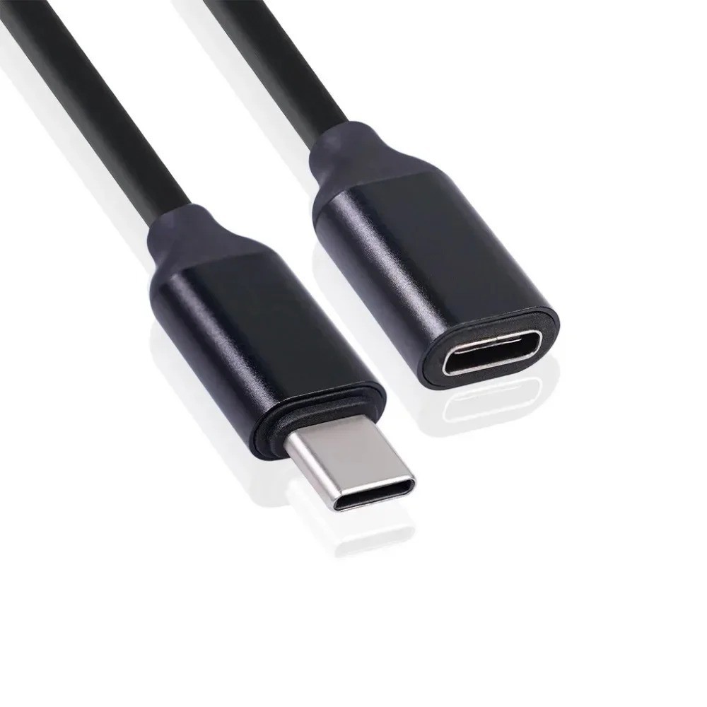 USB C Data Cables 60W Type-c Extension Cord Type-c Male To Female 3A Extension