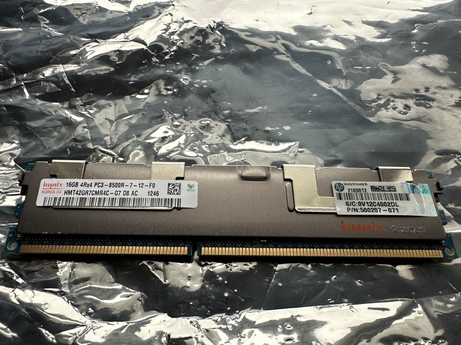 86 Hynix 16GB 4Rx4 PC3-8500R DDR3 1066 MHz Memory (Lot of 86) 1,376GB Total