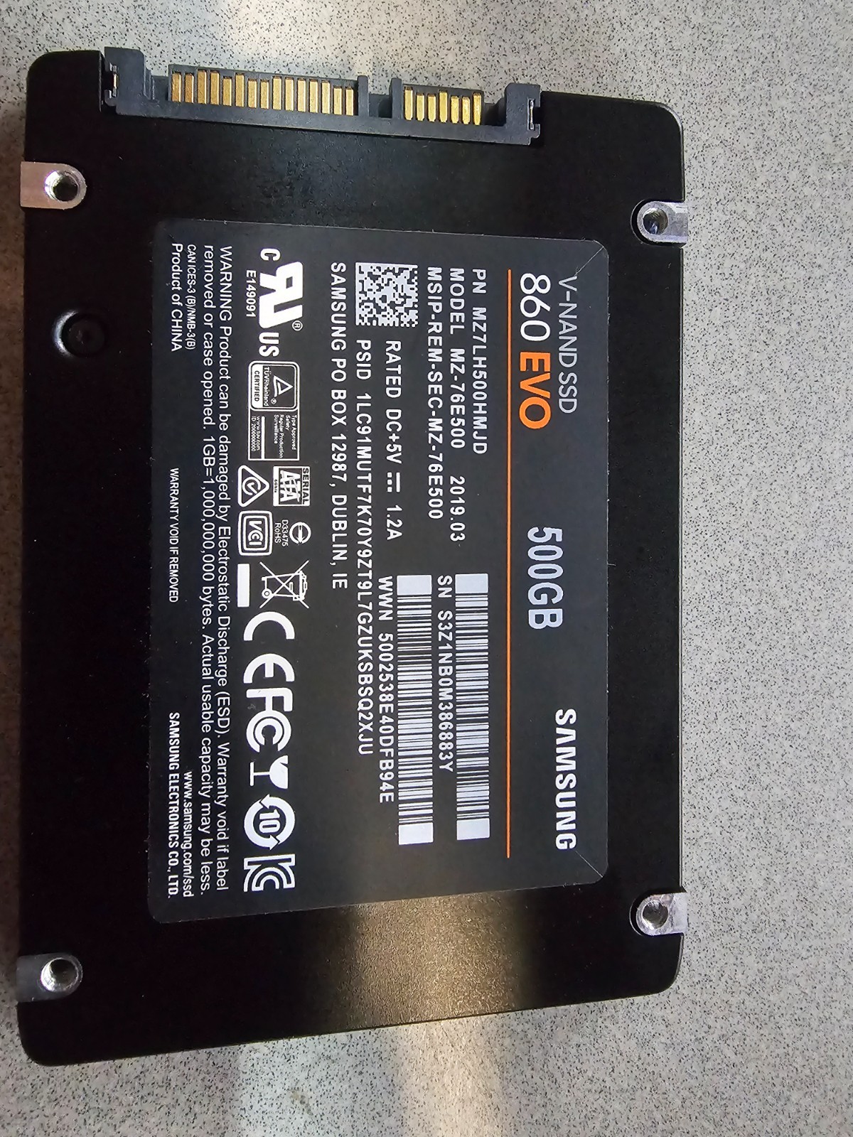 Samsung 860 EVO 500GB