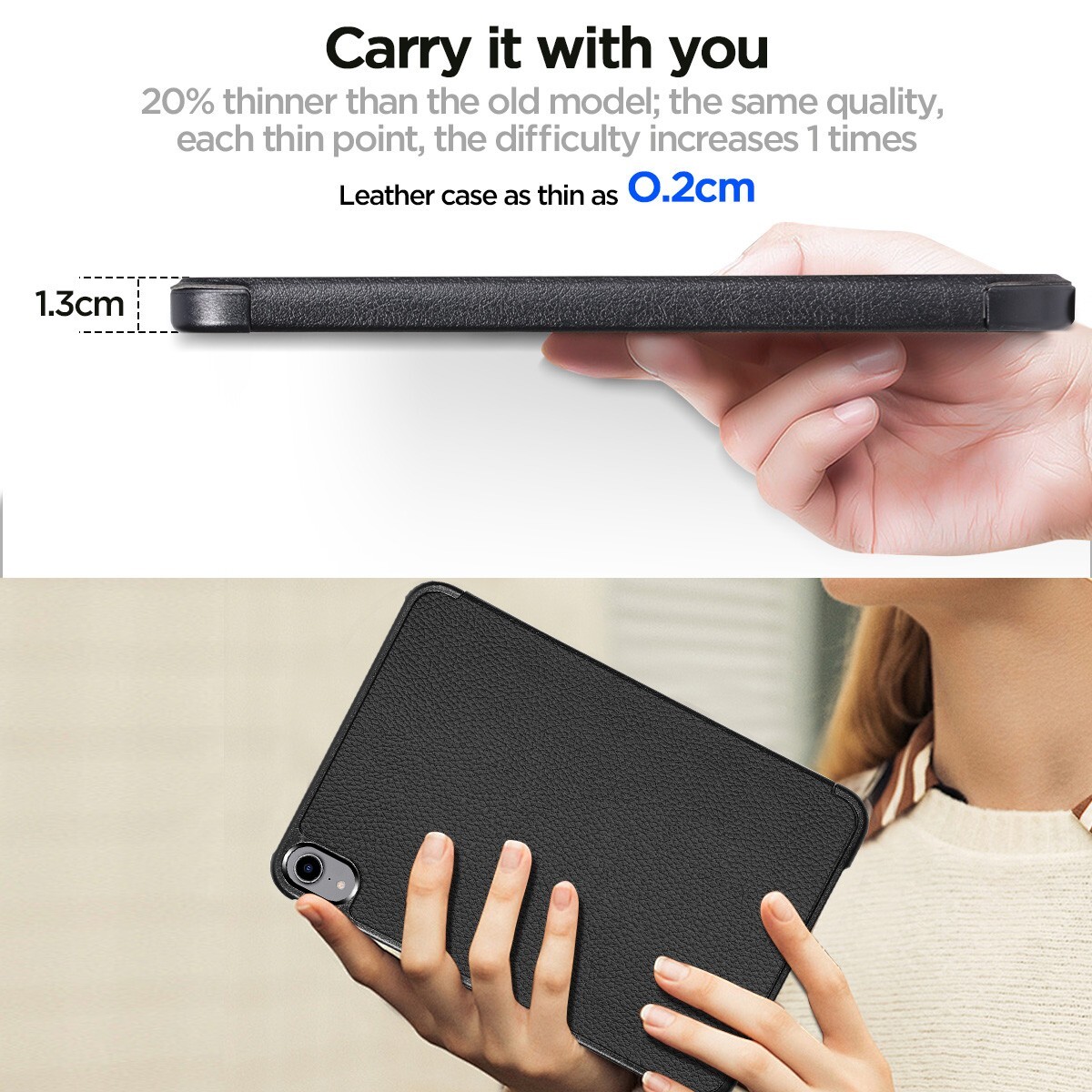 For Apple iPad Mini A17 Pro 8.3 inch (2024) Case Folio Leather Stand Smart Cover