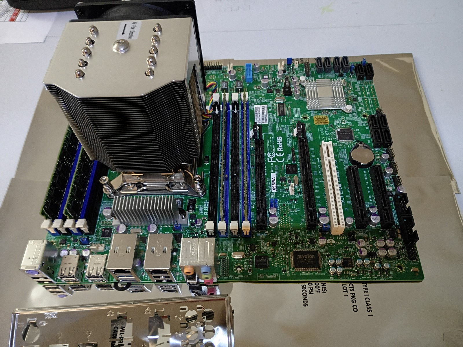 Supermicro X9SRA LGA2011 DDR3 Motherboard w/ E5-2630 + 16GB ECC