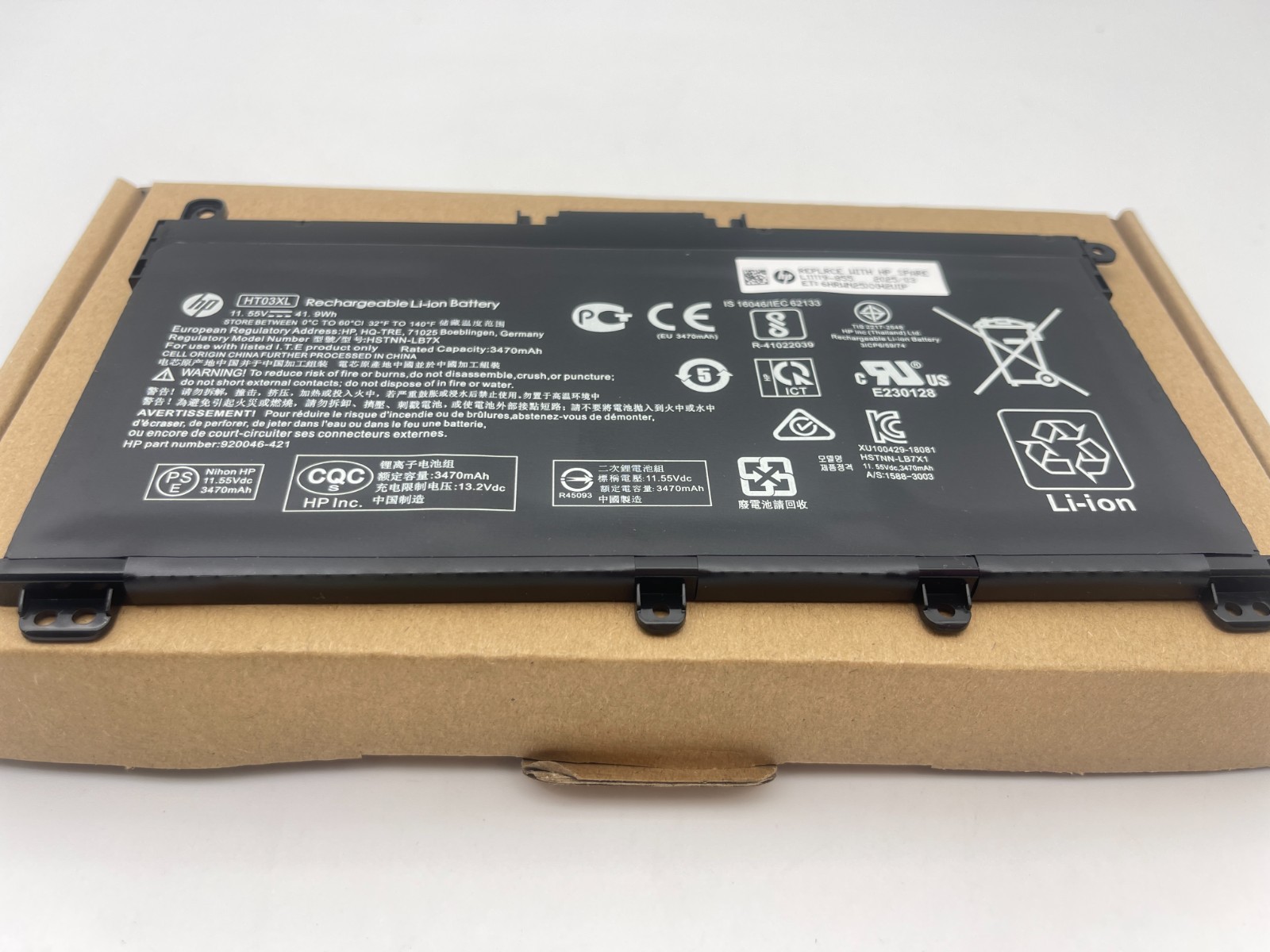 OEM 41.9Wh HT03XL Battery for HP Pavilion 240 G7, 245 G7, 250 G7, 255 G7 Series