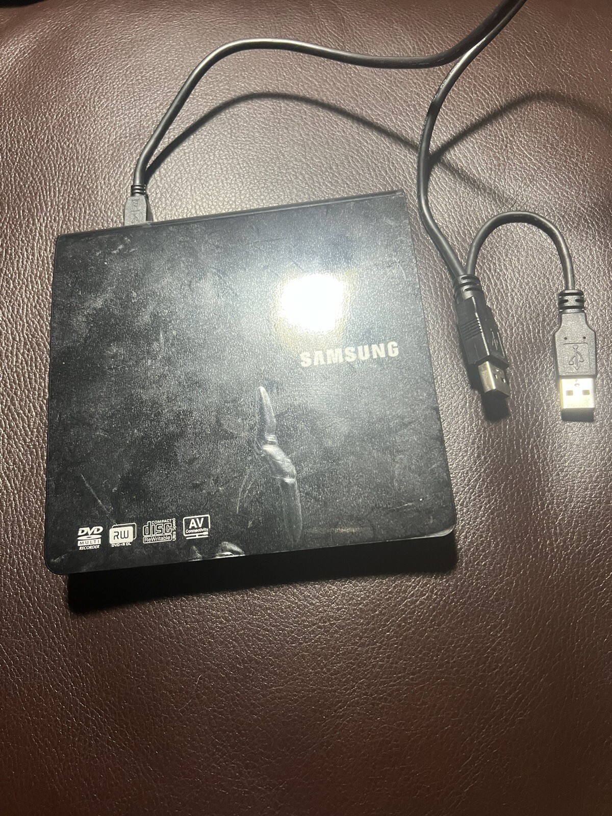 Samsung Ultra Slim Portable Extended DVD Writer Black Model SE-208