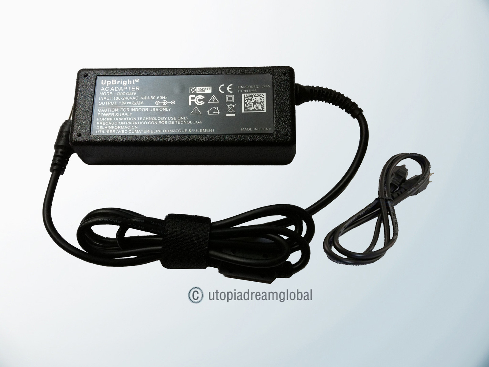 15V 3.5A AC Adapter For MRC Prodigy Advance 2 DCC Railroad System Power Charger