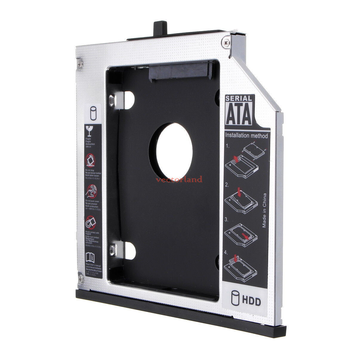 2nd 9.5mm SATA To SATA HDD Hard Drive Caddy for IBM Lenovo Thinkpad T400、T500