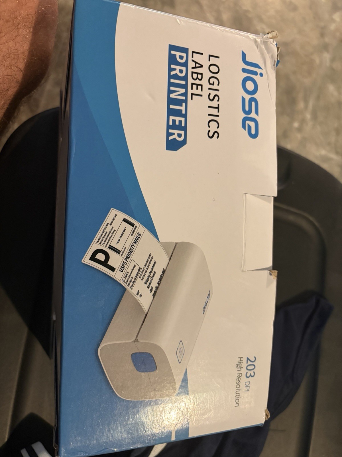 Jiose 4×6 Thermal Label Printer J500 180MM/S 203 DPI Logistics Label Printer