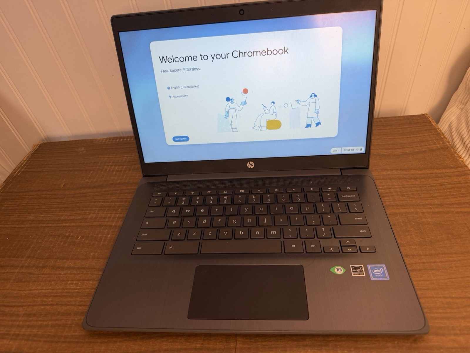 HP Chromebook 14″ G6 Celeron N4020 @1.10GHz 4GB RAM 16GB eMMC