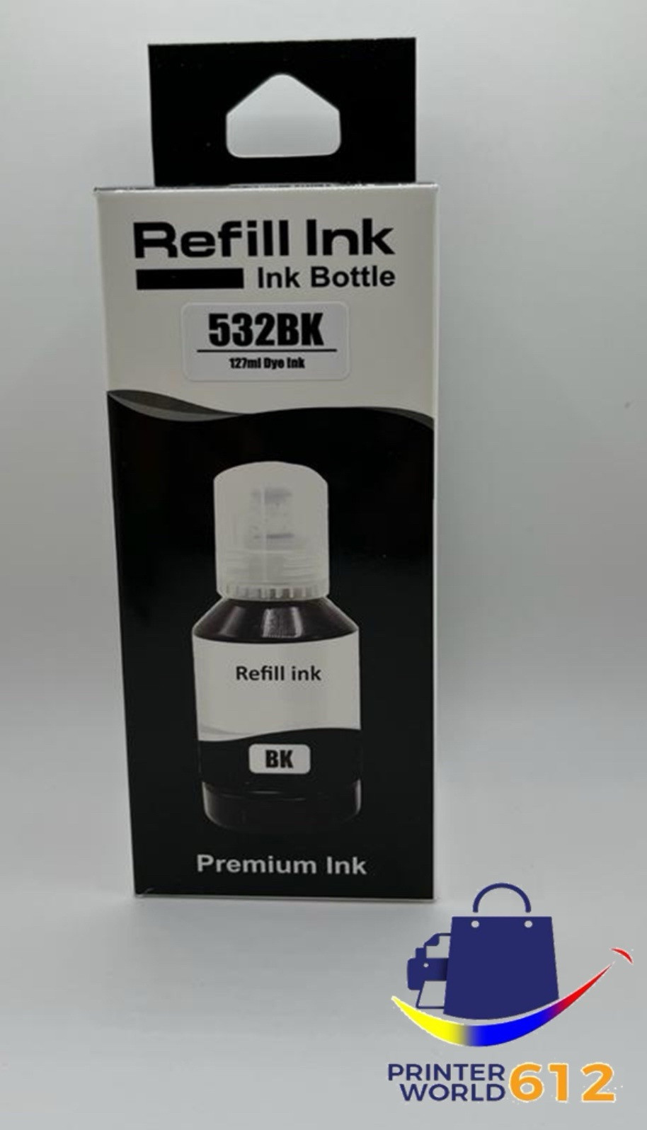 2PK Compatible With Epson 532 Ink Bottle Black EcoTank ETM3170 ETM1170 ETM2170