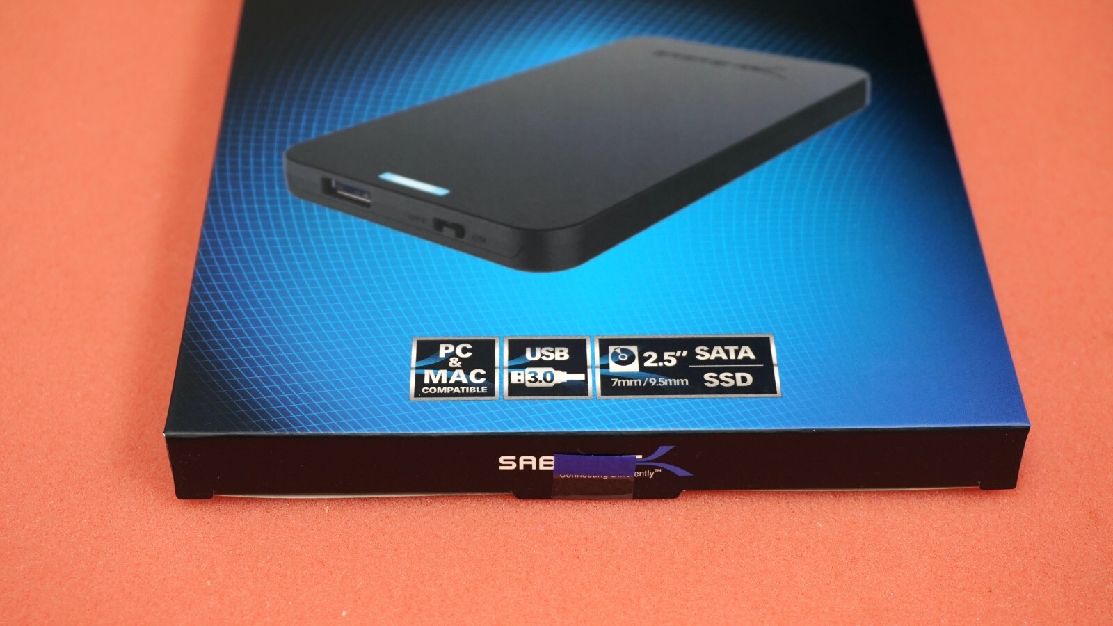 Sabrent 2.5″ SATA/SSD USB 3.0 Tool-Free External Hard Drive Enclosure EC-UASP