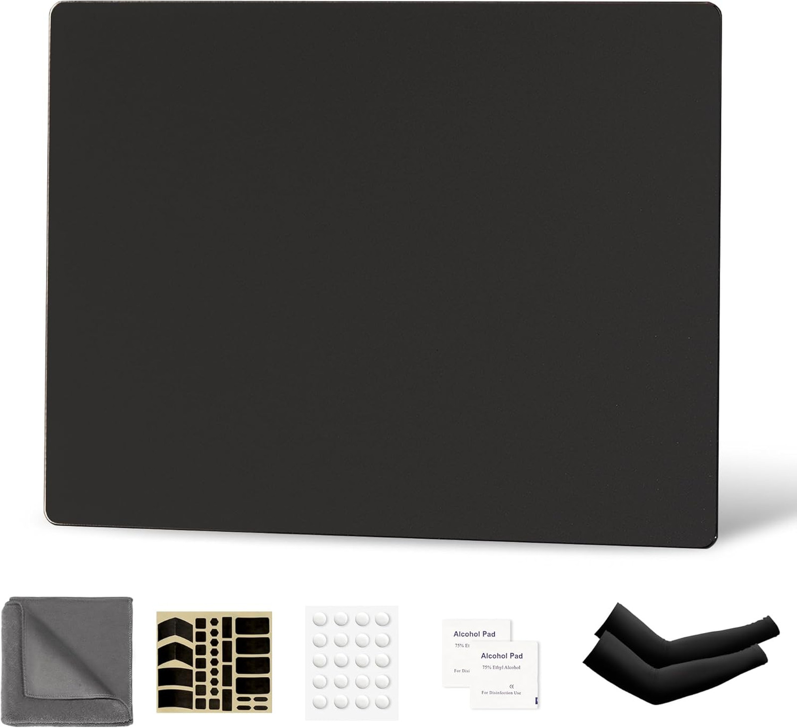 Glass Gaming Mouse Pad, Hard Surface, Micro-Etched for Precision, 13.7×9.8