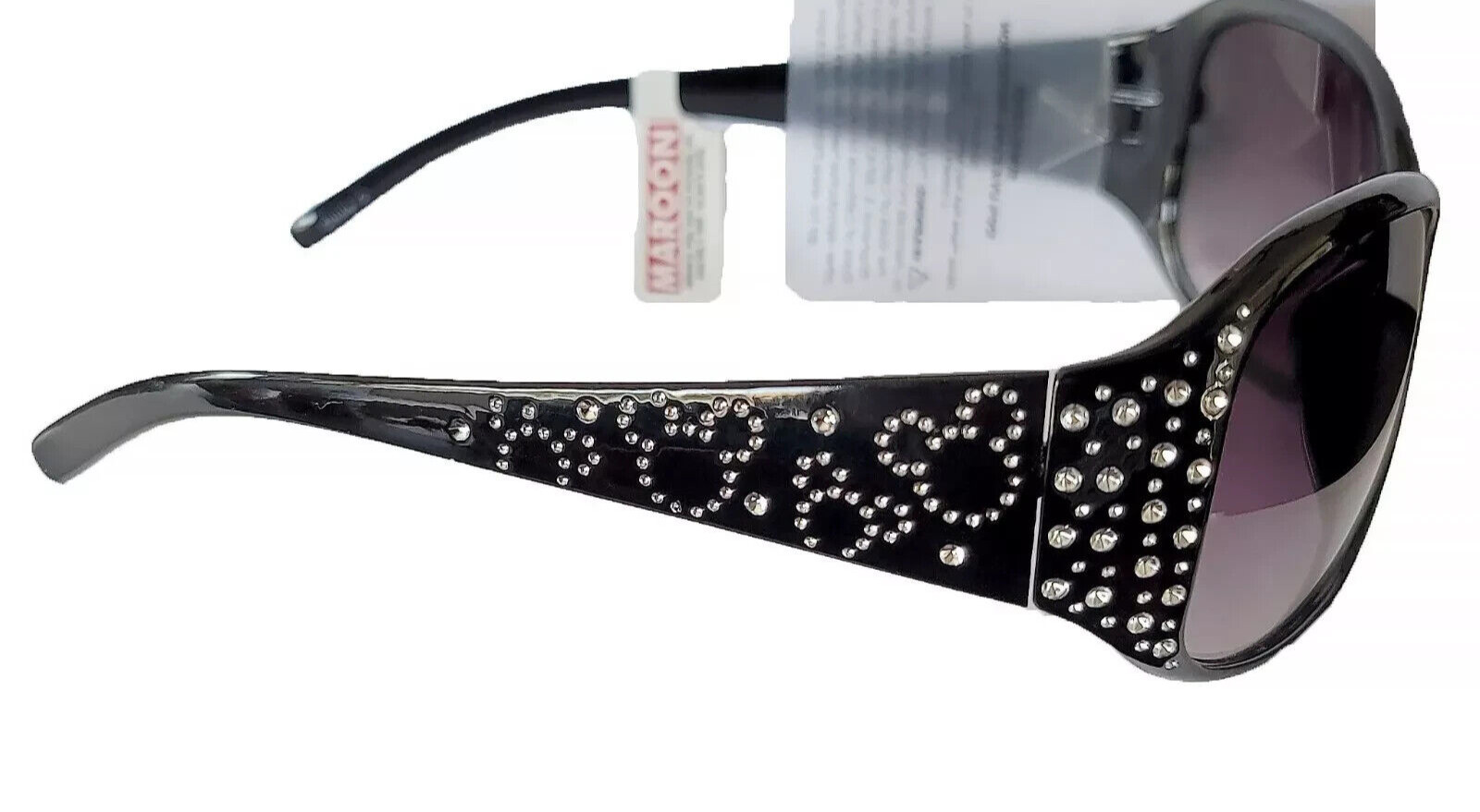 NEW! Disney Parks Mickey Mouse Icon Ears Rhinestones Adult Sunglasses – Black