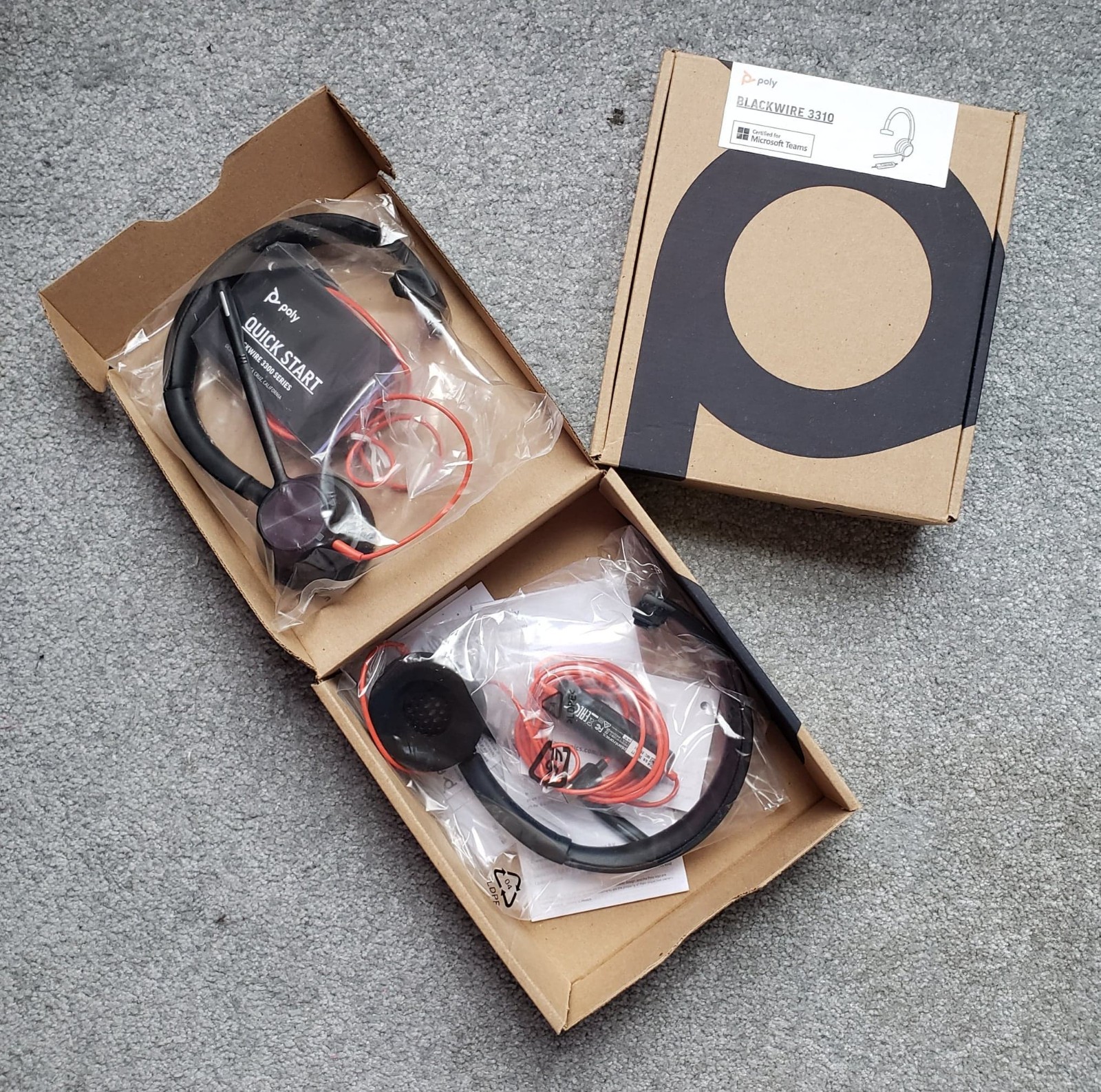Brand New BlackWire 3310 headset USB-C (Pack of 3)