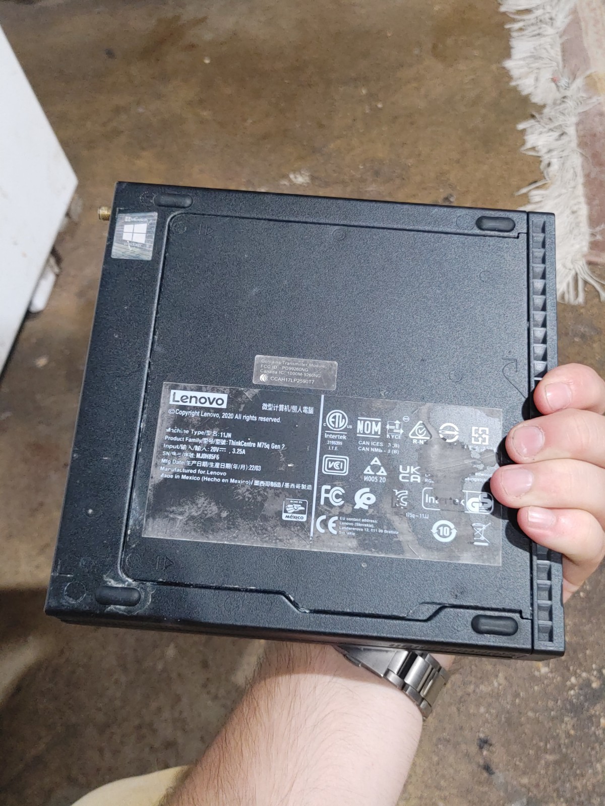 Lenovo ThinkCentre M75q Gen2 Ryzen 3 5350GE 8GB 128GB W11 !!READ!!