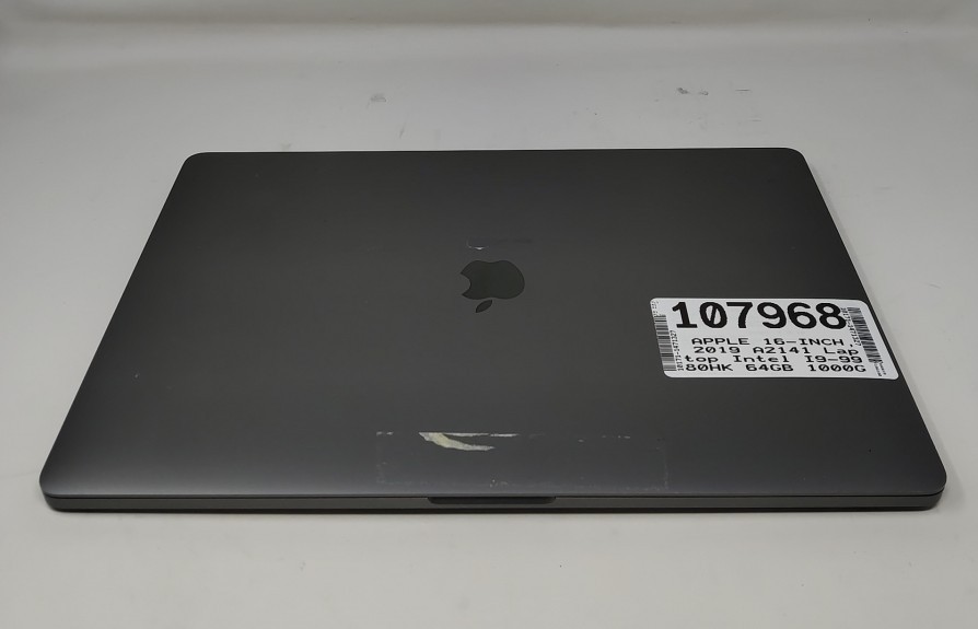 APPLE 16-INCH, 2019 A2141 Laptop Intel I9-9980HK 64GB 1TB SEE NOTES