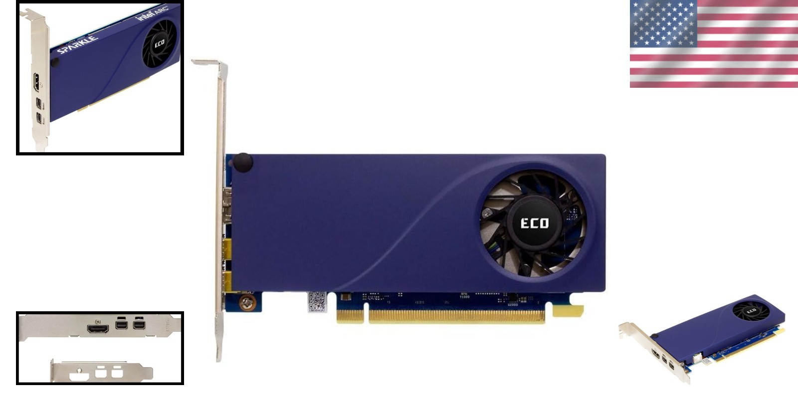 Intel Arc A310 ECO 4GB GDDR6 with HDMI & Mini DP – Low-Profile Performance
