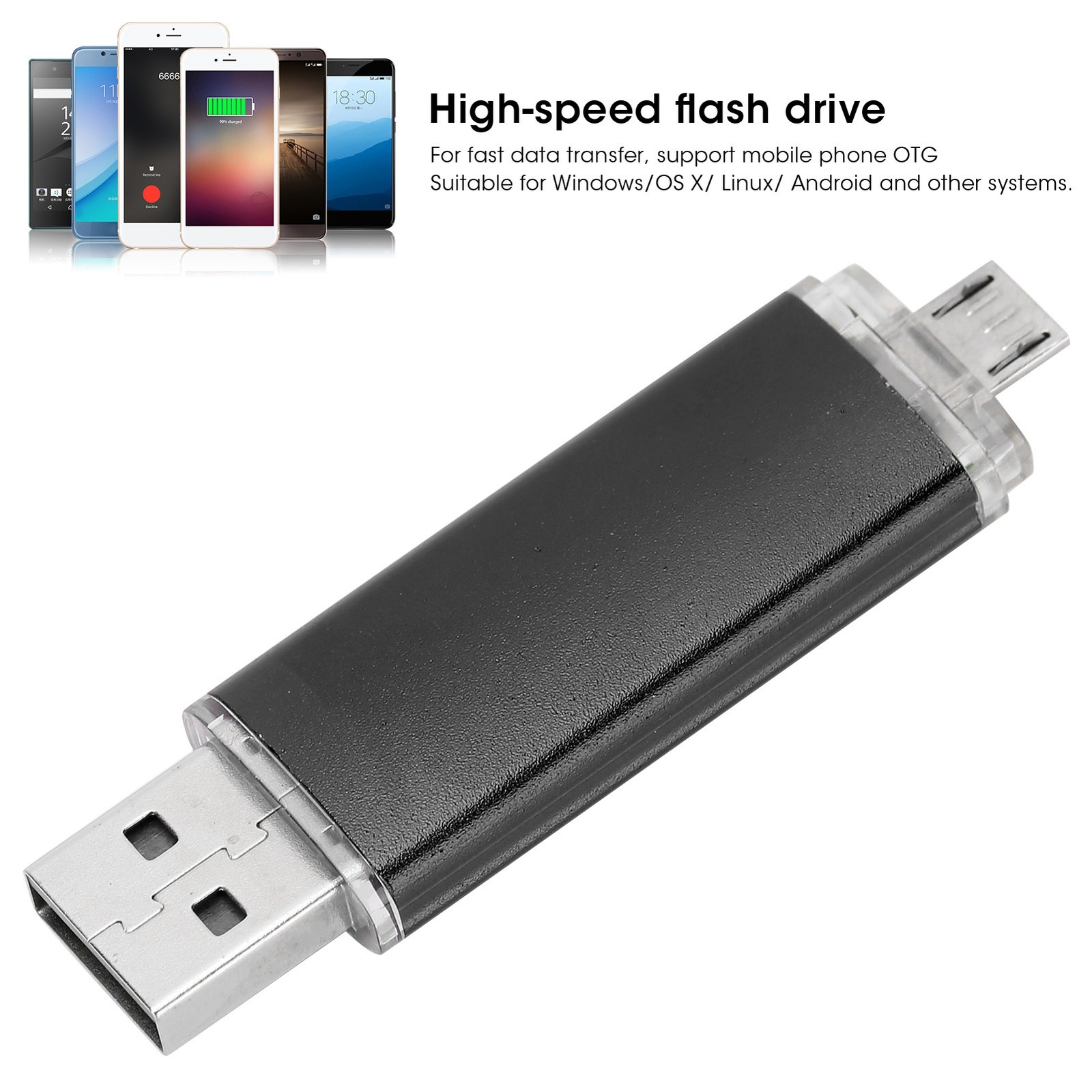 USB Flash Drive OTG 2 In 1 Micro Thumb U Disk Phone Storge