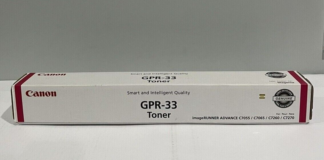 Canon GPR-33 Magenta 2800B003AA OEM Toner Cartridge For C7055,C7065,C7260,C7270