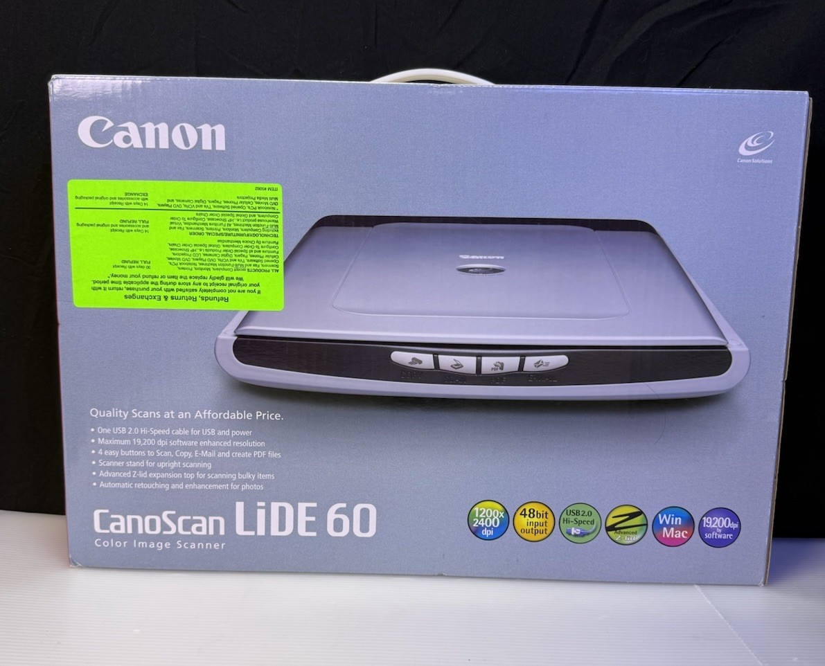 Canon CanoScan LIDE 60 new and in Original box – Brand New!