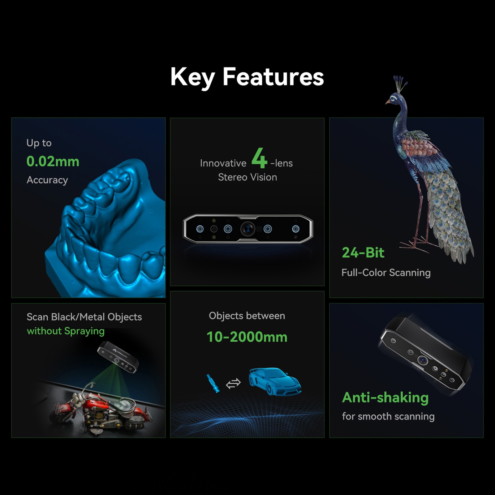 CR-Scan 3D Scanner 24-Bit Full-Color For IOS Y4L8