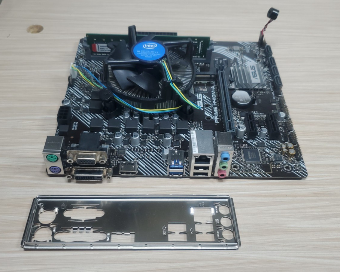 Asus Prime H410M-A MicroATX Motherboard Intel I/O Shield i5-10400 & 8GB DDR4 Ram