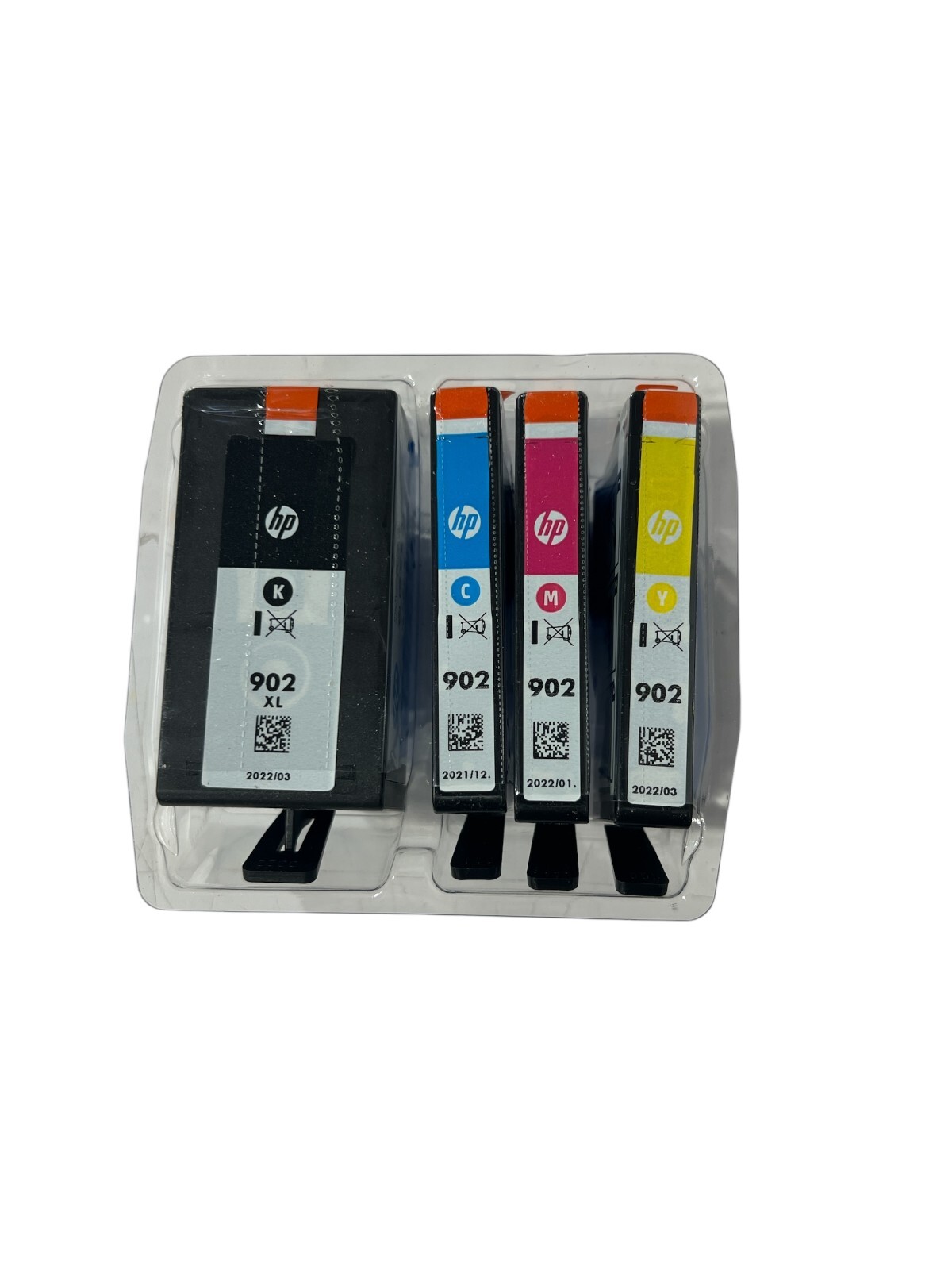 New Genuine HP 902XL 902 Black Color 4PK Ink Cartridges OfficeJet Pro 6954