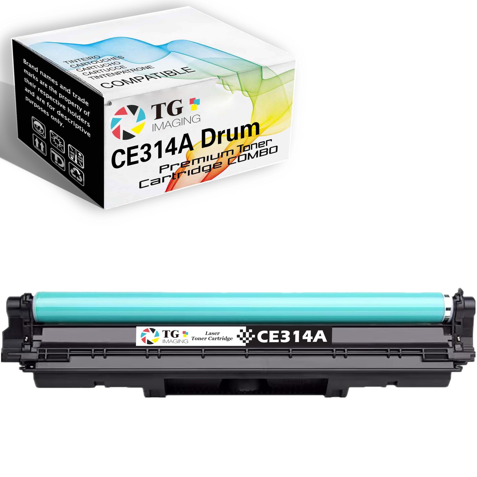 Tg Imaging Compatible 126A Drun Unit Replacement For Hp Ce314A Ce314 314A For