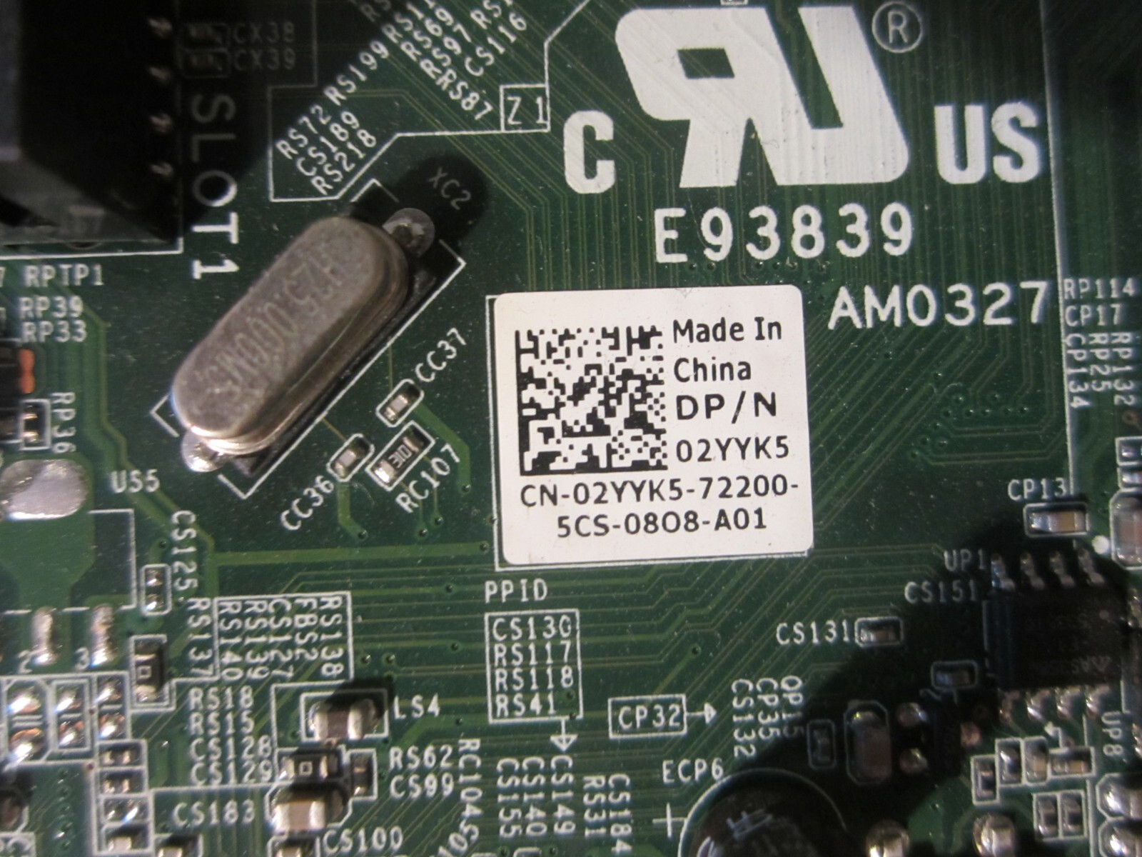 Dell OptiPlex 7020 SFF LGA 1150 DDR3 SDRAM Desktop Motherboard 2YYK5