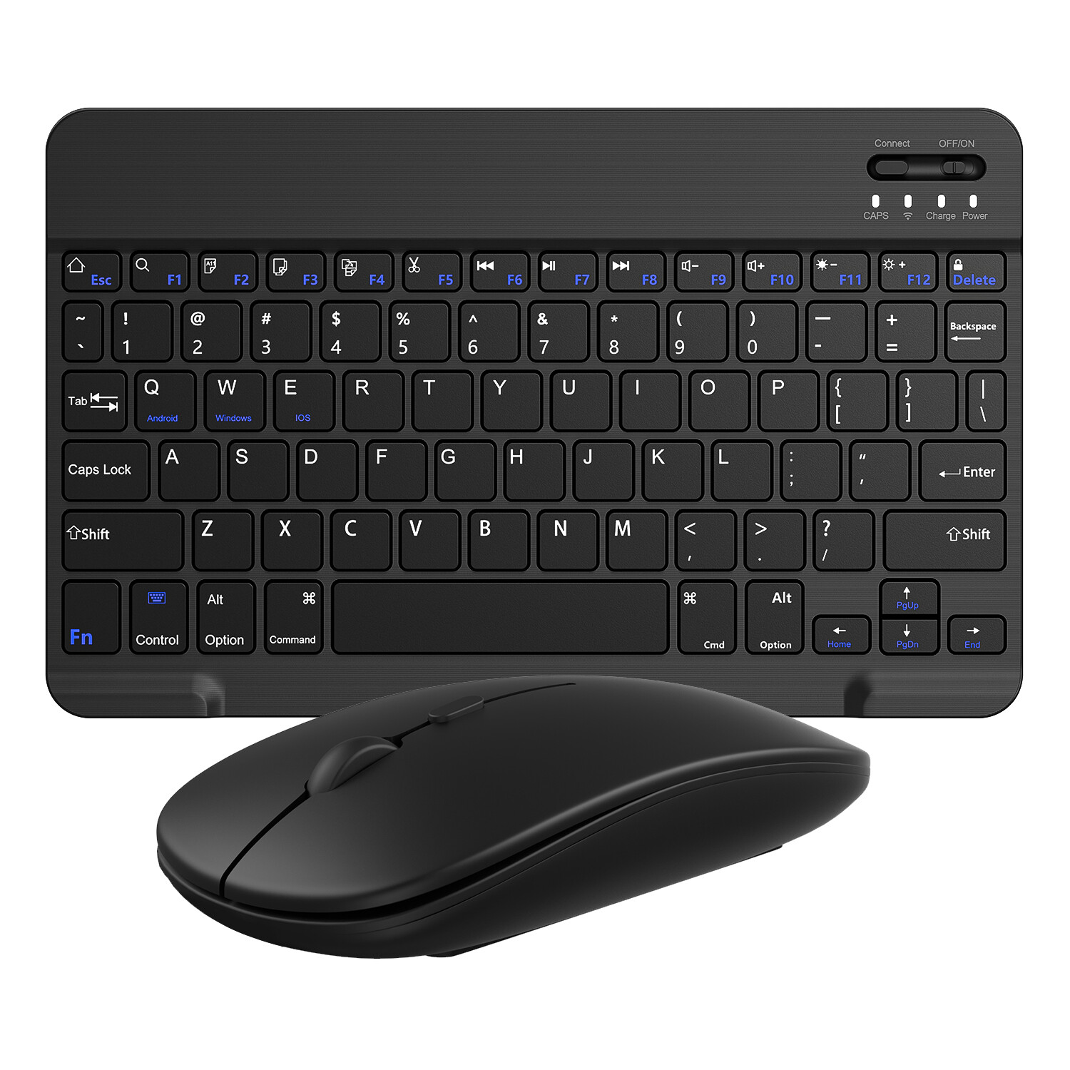 Wireless Bluetooth Keyboard and Mouse Set Rechargeable for iPad Laptop Mac PC US