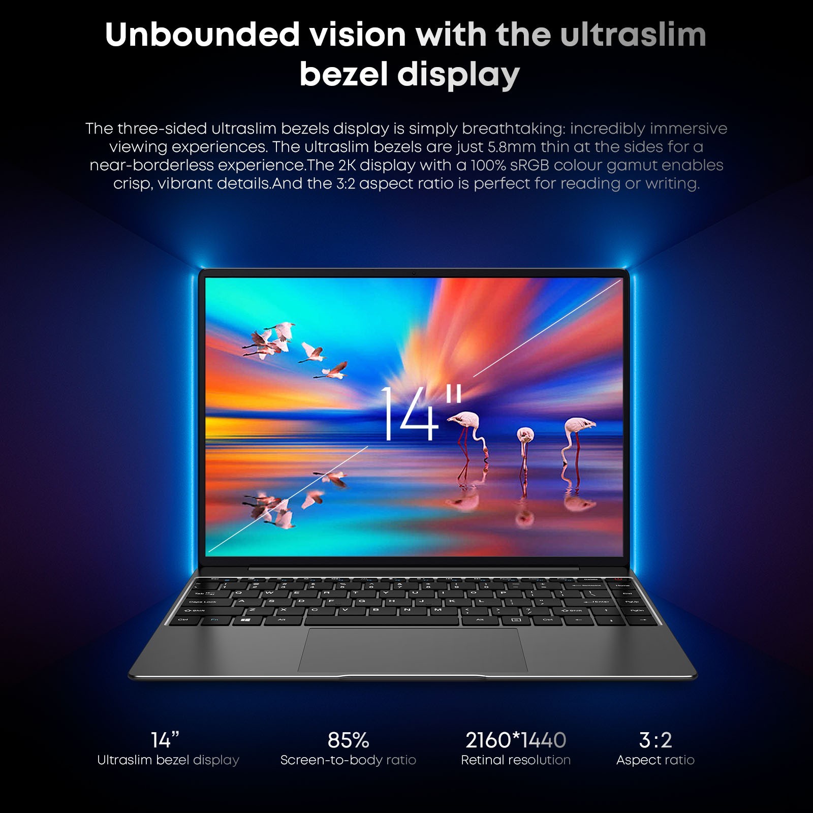 CHUWI CoreBook X NoteBook 14.1” Intel i3-1215 Quad Core 8GB RAM 512GB SSD