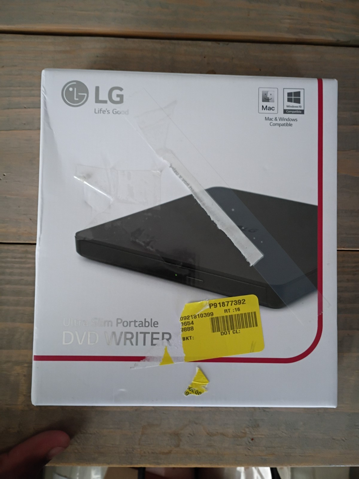 LG 8X External USB Double-Layer RW/CD-RW Drive Ultra Slim Portable DVD Writer