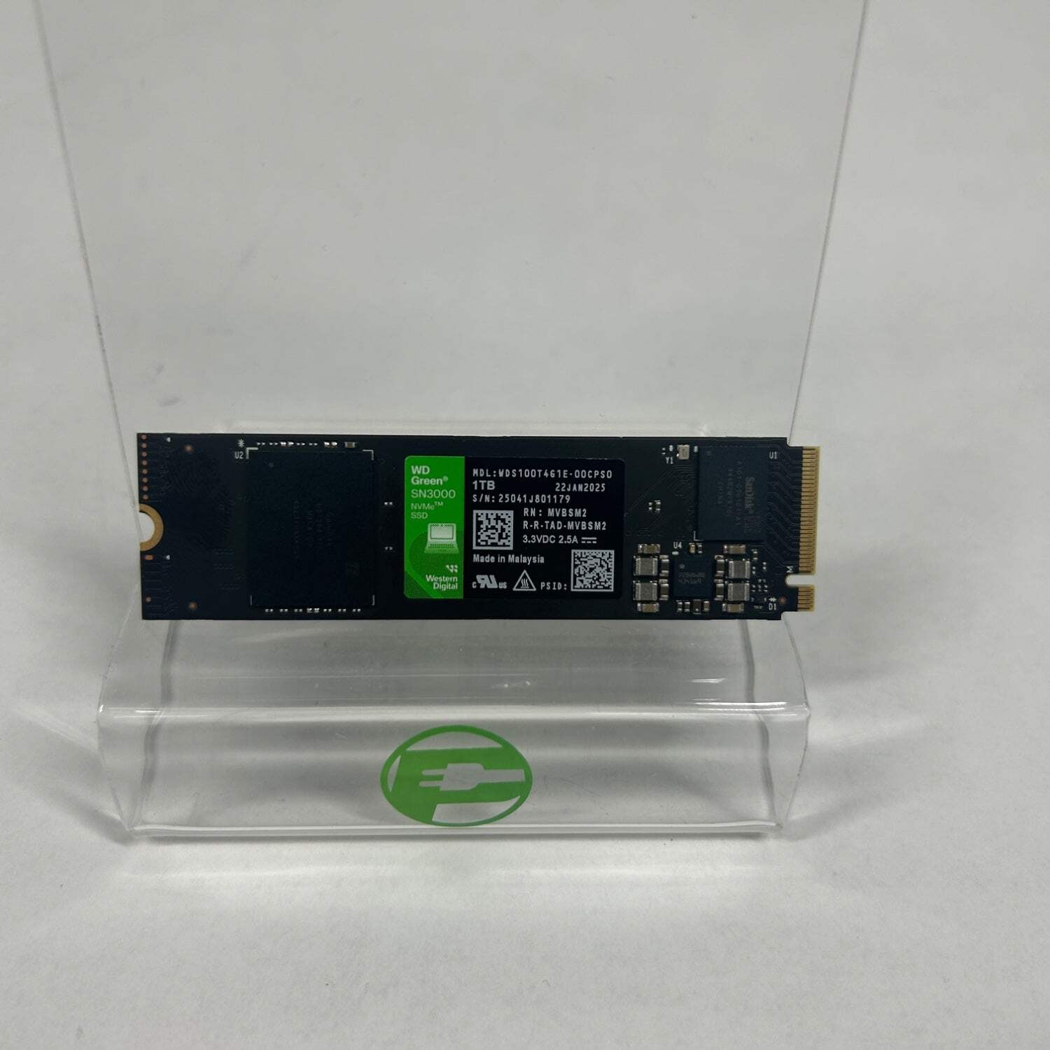 Western Digital WD 2280mm GREEN SN3000 1TB M.2 NVMe Gen 4.0 x 4 SSD
