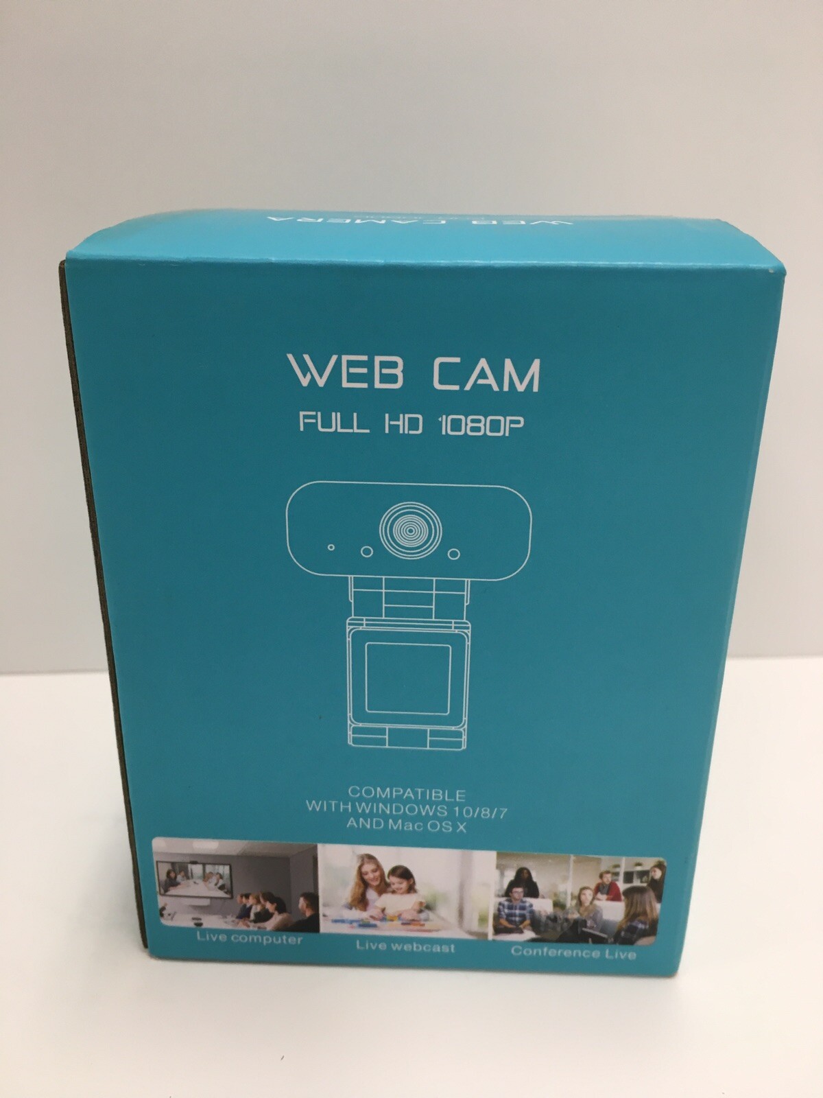 WEB CAM FULL HD 1080p Compatible With Windows 10/8/7 And Mac Os X
