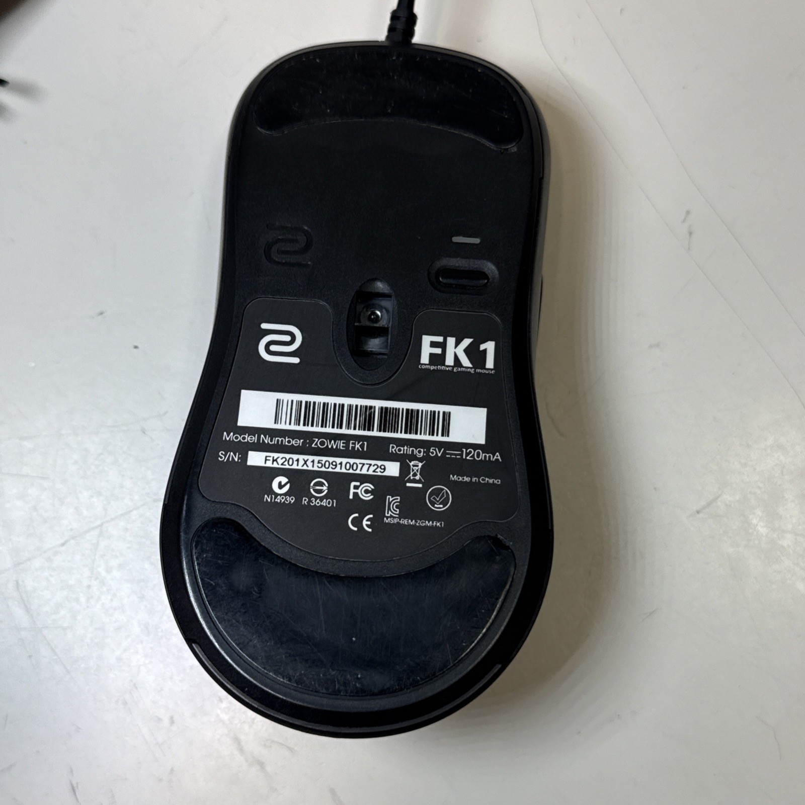 BENQ Zowie e-Sports Mouse FK 1 Gaming Mouse Used