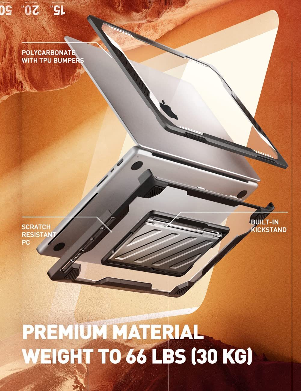 SUPCASE UBPro for MacBook Pro 16″ with Kickstand Case Shock-Absorbent Cover NEW