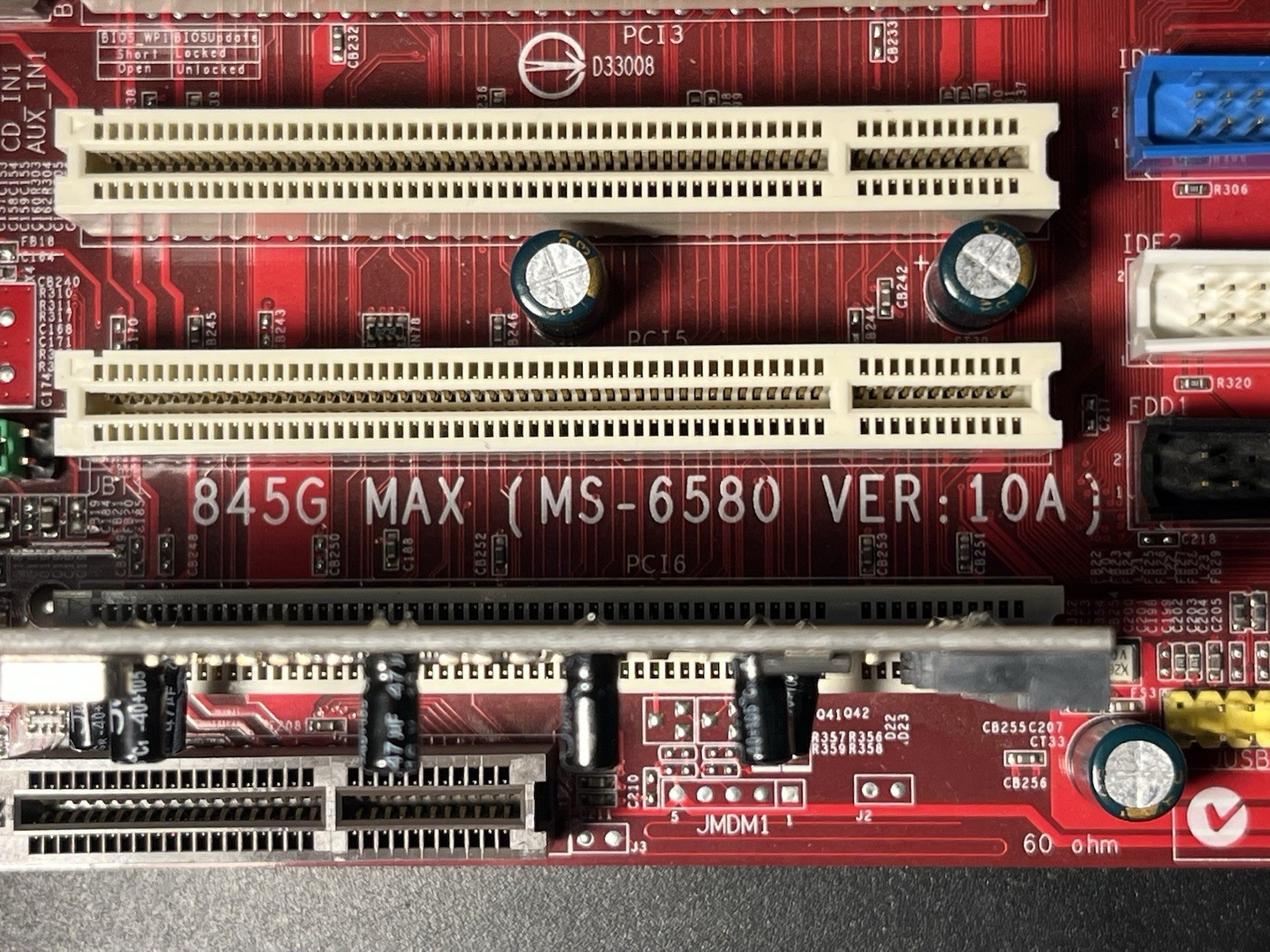 MSI 845G Max PC Bench AGP ATX Pentium 4 2.8GHz 1GB RAM Radeon 9200 SATA – READ