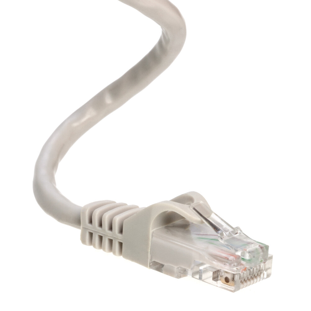 CAT5 Network Patch Cable RJ-45 Ethernet LAN Internet Cable White 1.5FT – 20FT