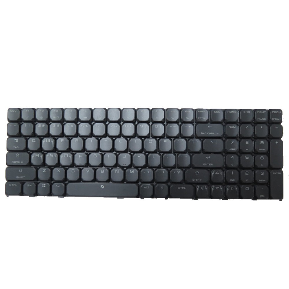 Laptop Keyboard For MACHENIKE F117B Black With RGB Backlit United States US