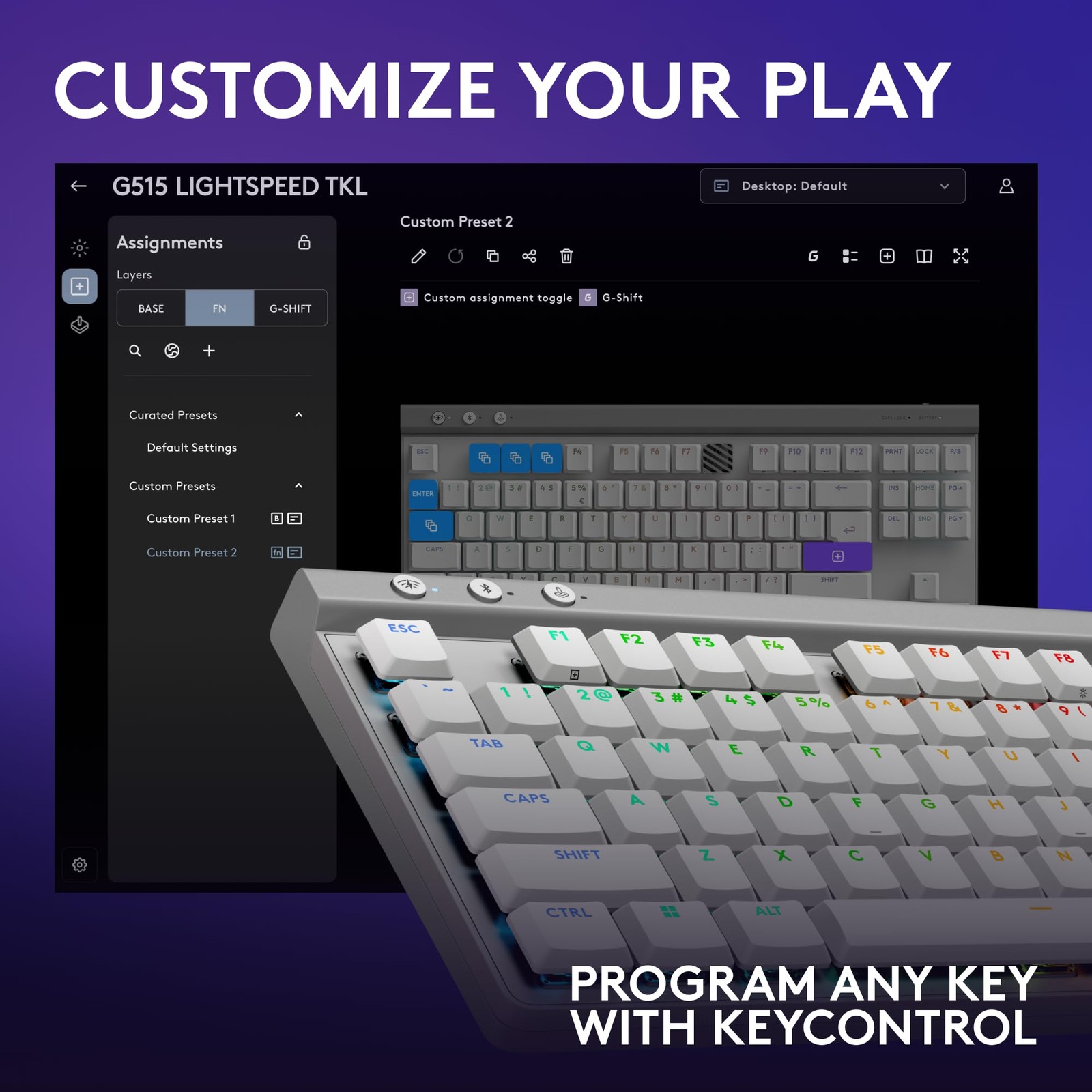 G515 LIGHTSPEED TKL Tactile