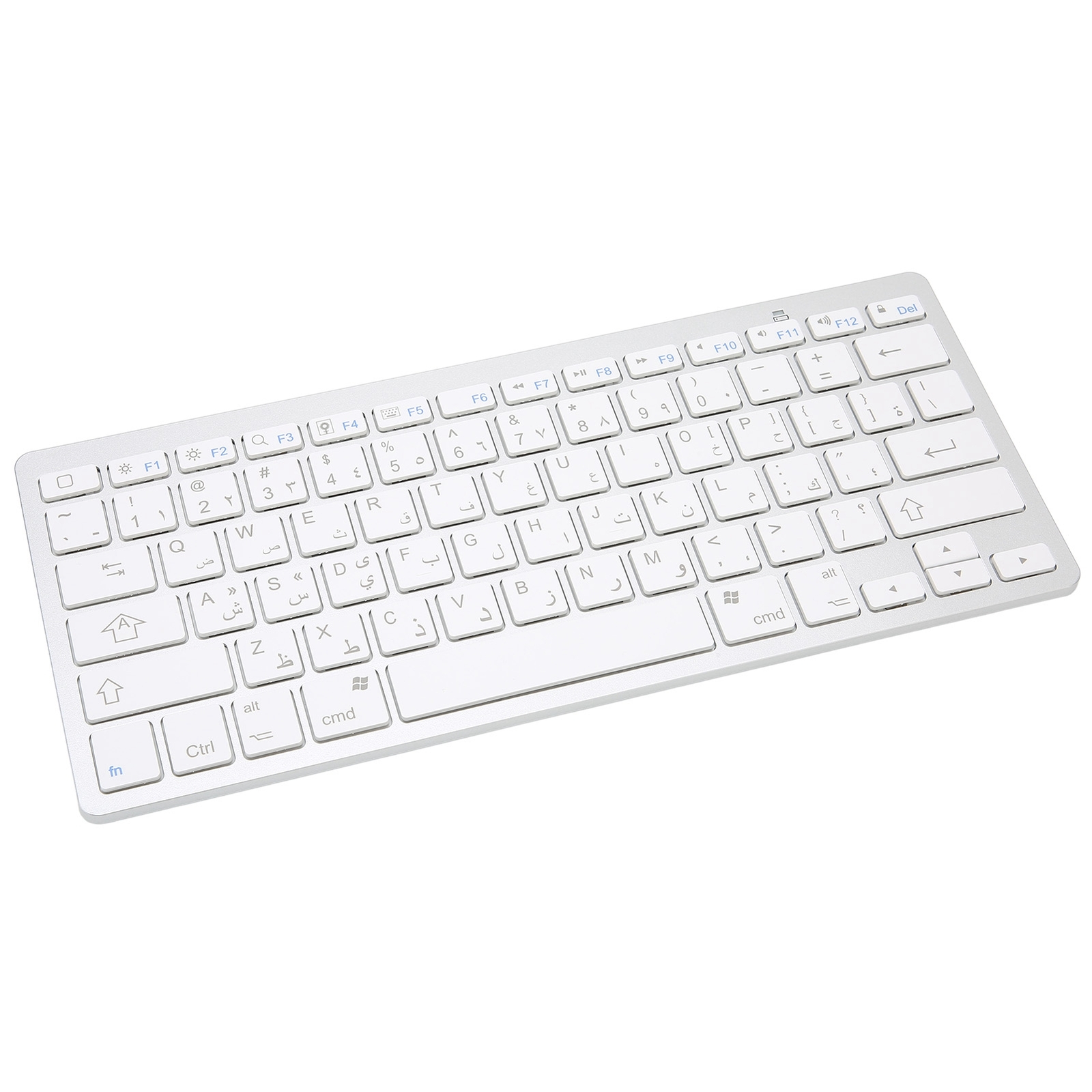 Arabic Wireless Keyboard Mini 78 Keys Ultra Thin Portable White Computer Key Fit