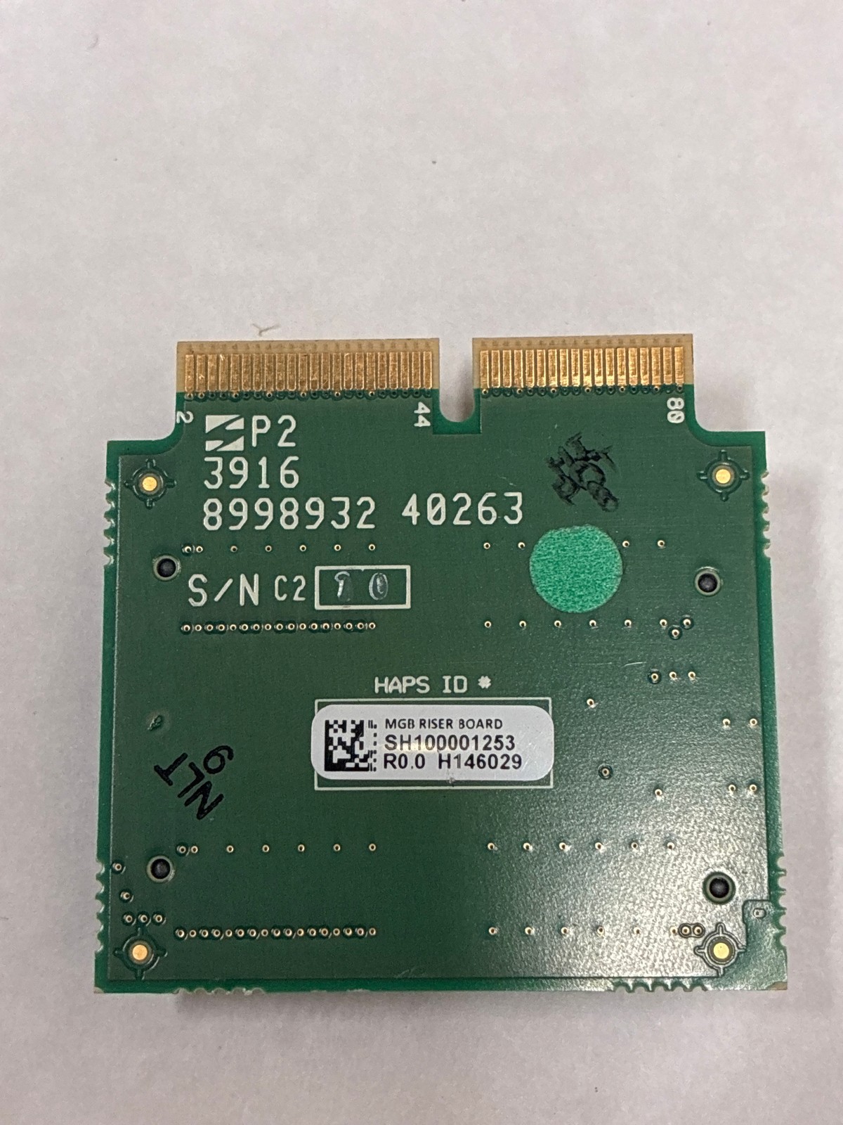 🔥 MGB Riser Board SH100001253 R0.0 Server Riser Card – Green PCB