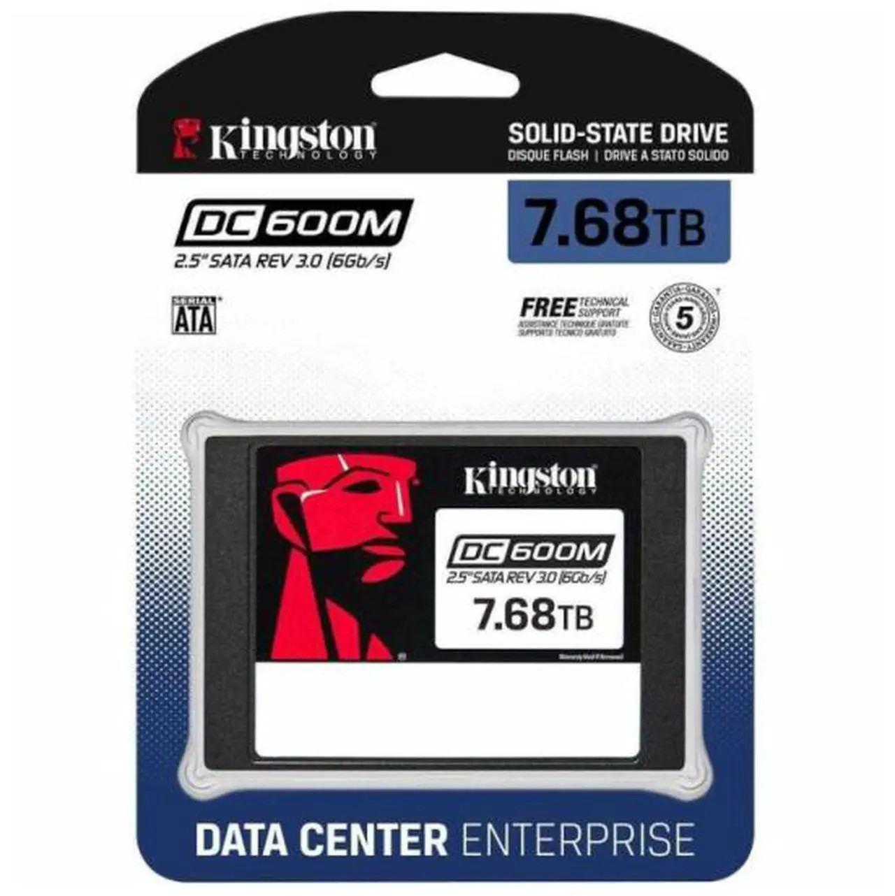 8TB SSD: Kingston (SEDC600M/7680G) DC600M 7.68TB 2.5″ SATA 6Gb/s – USED