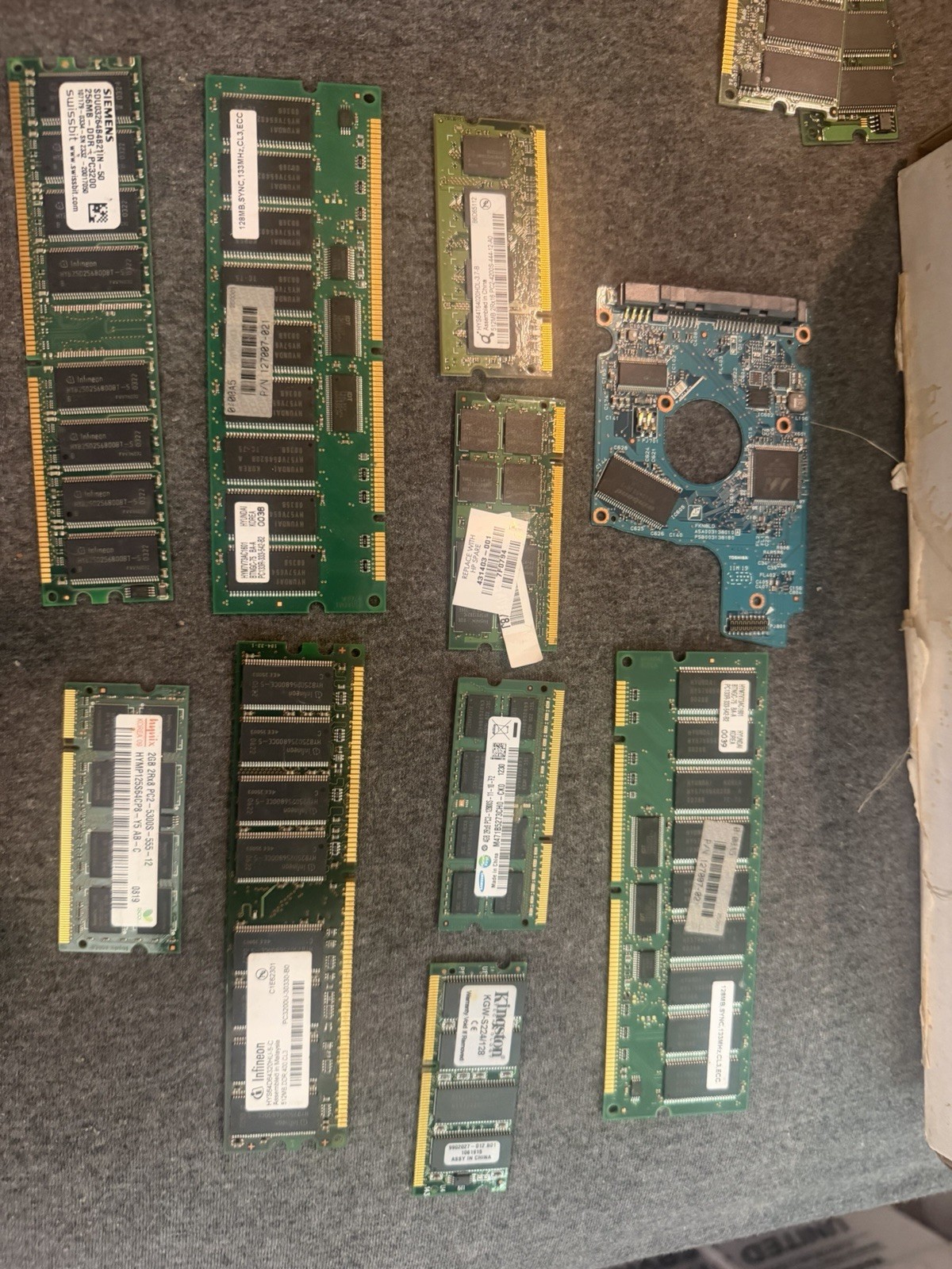 Computer, Laptop Desktop Parts Hard Drives, Ram, CPU, Memory Chips New