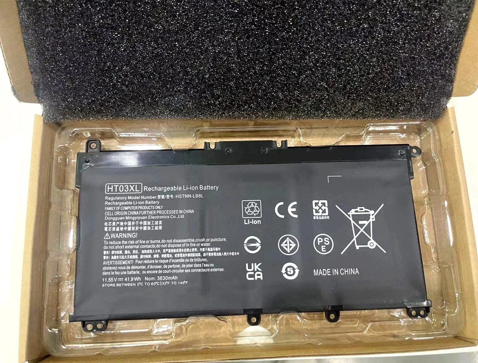 ✅New 41.9Wh HT03XL Battery for HP Pavilion L11421-2C2 L11119-855 15-CS 15-DA