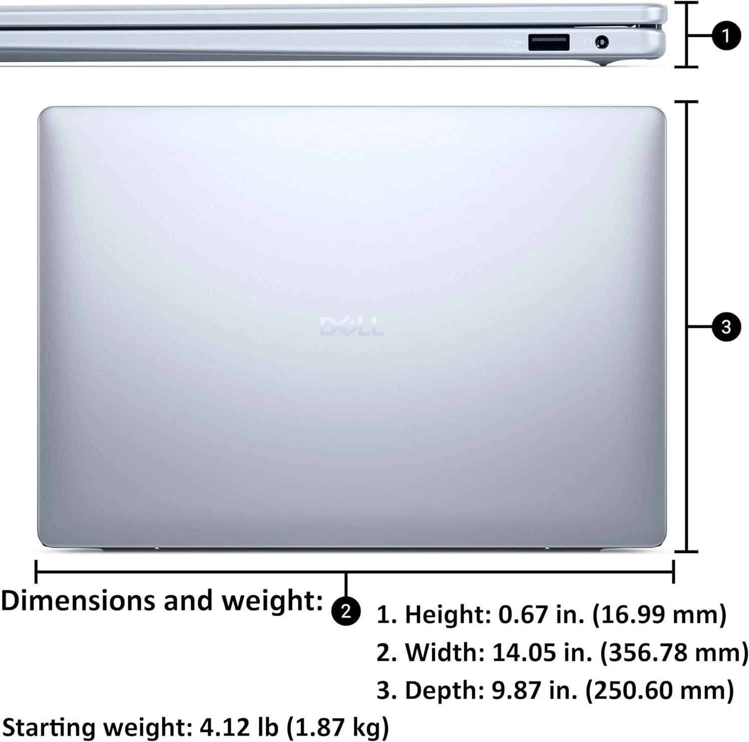 Dell 16 Plus 16″ FHD+ Touchscreen Laptop Intel Ultra 7 258V 32GB LPDDR5X 1TB SSD